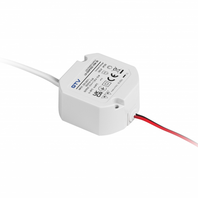 15W 12V LED-muuntaja kattokuppiin/rasiaan, pieni ja laadukas muuntaja LED-valoille.