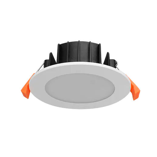Himmennettävä LED-alasvalo 8W, IP54, monikäyttöinen, kolme valon värivaihtoehtoa.
