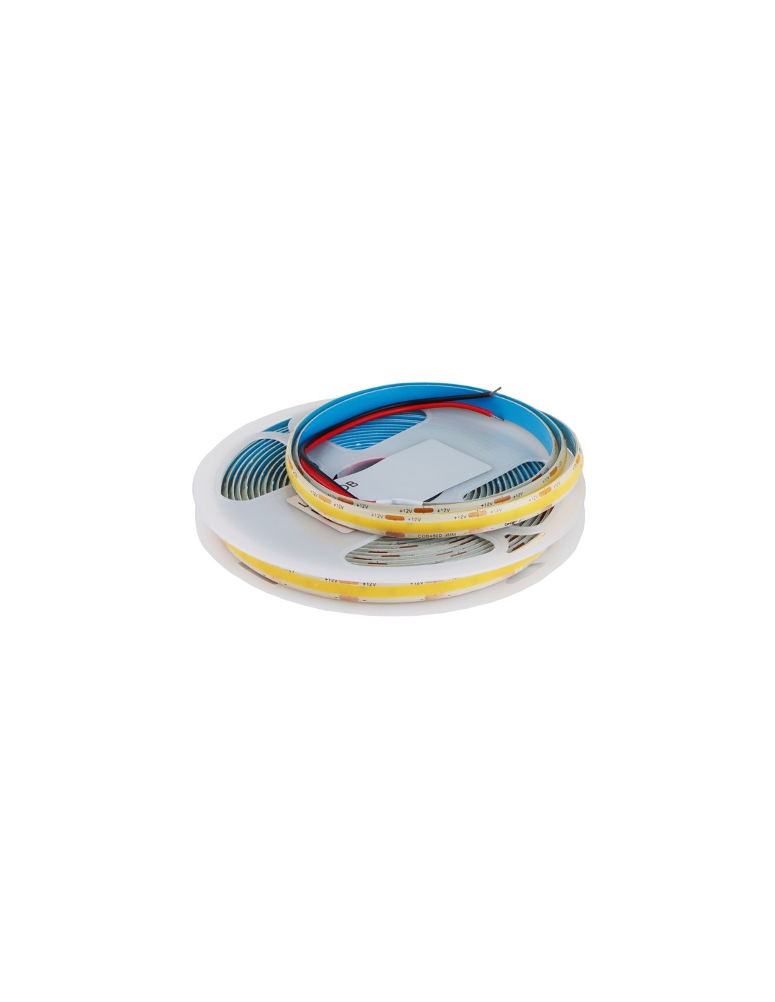 Kosteussuojattu COB LED-nauha 12V, 5m, tehokas valaistus ja korkea värintoistokyky, IP65-suojattu