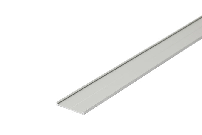 ISO profiilien muuntajakotelon kansi, anodisoitu, pitkänomainen, 2000mm, käytettävä ripuvalaisimille.