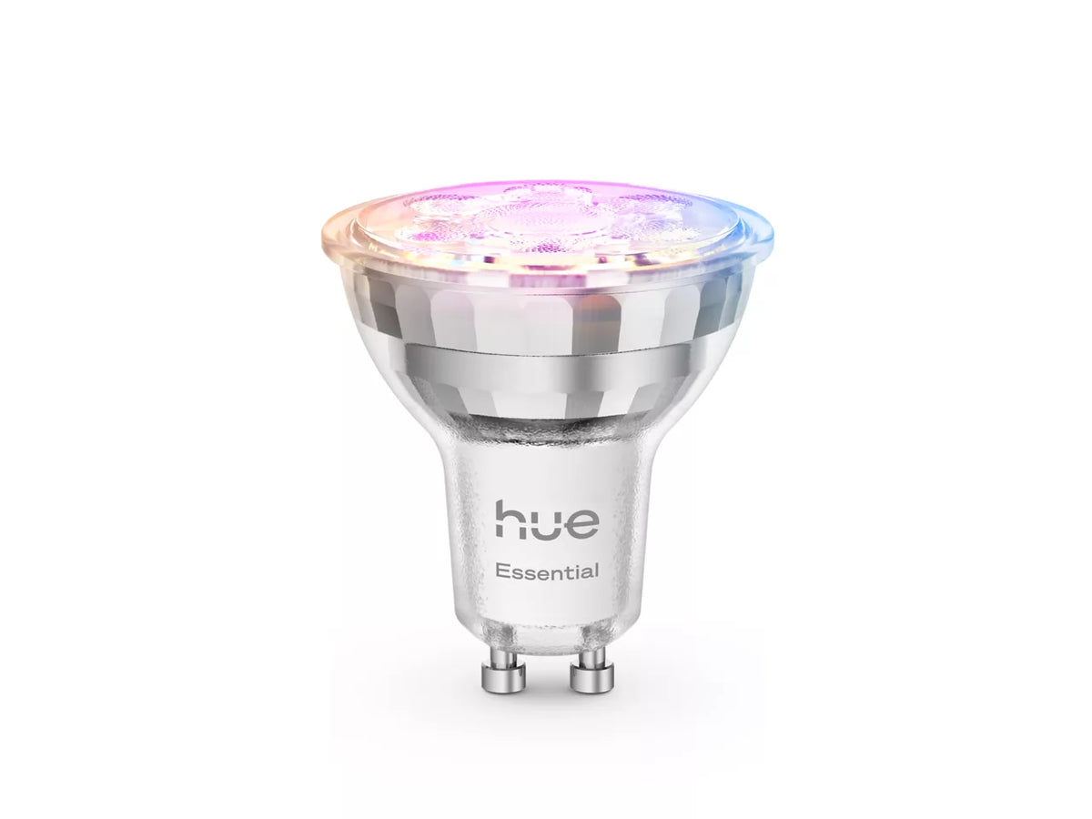 Philips Essential älykäs GU10 kohdelamppu, värinvaihtotoiminto, 345 lm, 4,7 W, moderni design.