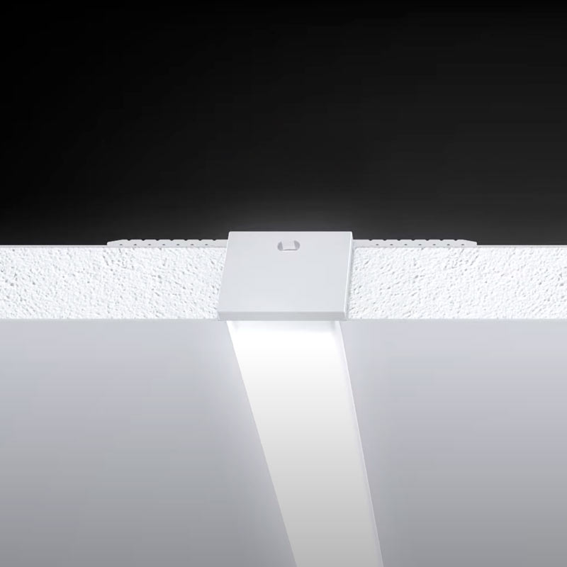 SIIPI14-IN LED-profiili 2m, TRIMLESS uppoasennus LED-alumiiniprofiili kattoon.
