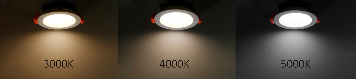 8W LED-alasvalo KAJO-01 musta, asennuskuva