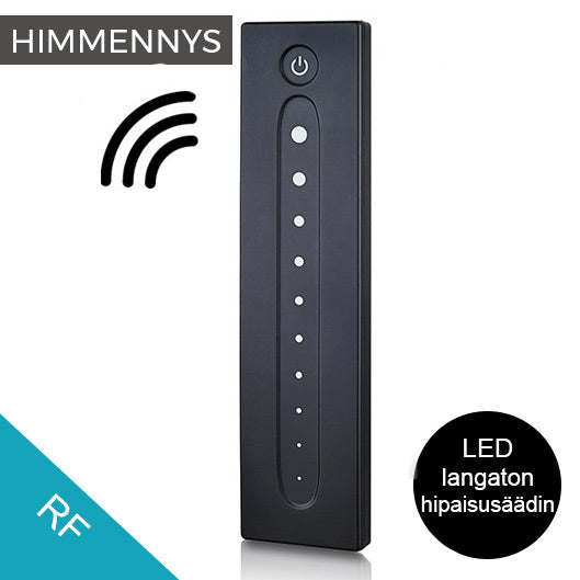 Langaton RF kaukosäädin LED himmennin, tyylikäs hipaisusäädin LED-nauhoille.
