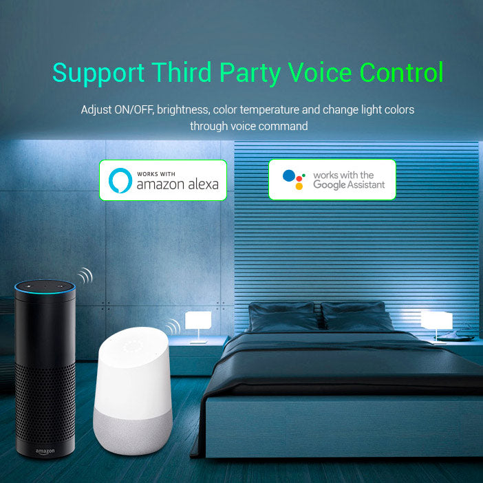 75W 24V LED-muuntaja WiFi ohjaimella tukee ääniohjausta Amazon Alexan ja Google Assistantin avulla.