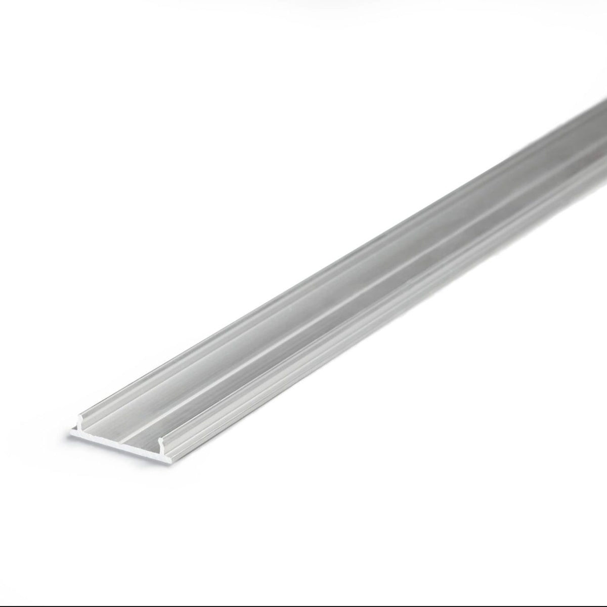 PERUS12 alumiinilista LED-nauhalle 2m, suora LED-profiili pinta-asennukseen.