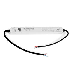 24V 100W IP66 LED-muuntaja, ohut ja pitkä malli, sopii kosteisiin tiloihin