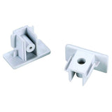 1-vaihekiskon päätypalat, kaksi harmaata päätypalaa, joiden mitat 0,4 cm x 3,5 cm x 1,8 cm.