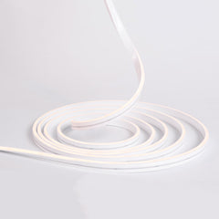 Kosteussuojattu LED-valonauha, erikoispitkä NEON STRIP 48V, pyöristetty muotoilu, valkoinen valonauha.