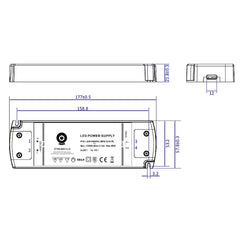 50w-12v-triac-himmennettävä-muuntaja-mittakuva