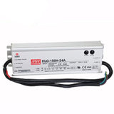 151,2W LED-muuntaja, HLG-150H-24A, Mean Well, IP 65, sisäänrakennettu potentiometri