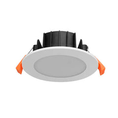Himmennettävä LED-alasvalo 8W, IP54, monikäyttöinen, kolme valon värivaihtoehtoa.