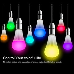 Älylamppu RGB+CCT E27 9W eri väreissä, valaistusratkaisu 16 miljoonalla värillä ja himmennystoiminnolla.