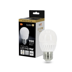 9W 4000K E27 LED-lamppu, lähikuva