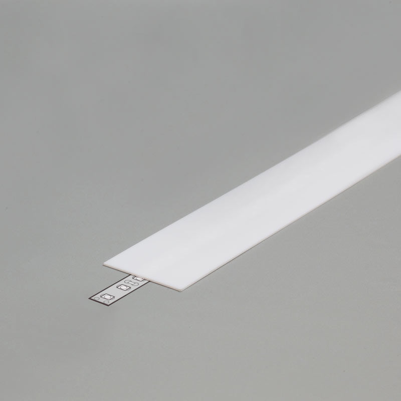 MONI30 LED diffuusori liu'utettava kansi, opaali/maitolasi, 31 x 0,8mm, sopii kaikkiin MONI30 profiileihin.