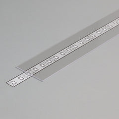 led-diffuusori-2m-kansi, läpinäkyvä muovikansi LED-profiiliin, 2m liu'utettava kansi