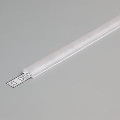 Diffuusori I, 2m kliksautettava kansi pyöreään LED-profiiliin, himmeä ja suojaa LED-nauhaa.