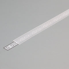 Diffuusori J, 2m liu'utettava kansi LED-profiilin diffuusori, läpinäkyvä muovinauha LED-profiilille.