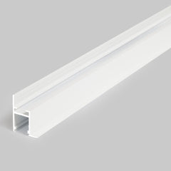 KEHYS14 LED-profiili 2m, LED-profiili valaistukseen, valkoinen muoviprofiili seinä- ja kattovalaistukseen.