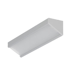 KULMA12 LED-profiili 2m valkoisessa väri asennettuna kulmaan, suunnattava valonlähde.
