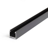 LINJA20 LED-profiili pinta-asennettava, musta