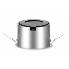 ZIGBEE LED-alasvalo SÄIHKE-01, hopeinen rakenne, upotettu valaisin, himmennettävä ja helppo asentaa.