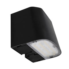 LUMO 8W musta LED-seinävalaisin alas, tuotekuva