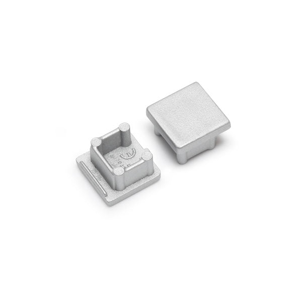 MINI10 LED-profiilin päätypalat, sisältää kaksi kestävää muovista osaa, saatavilla eri väreissä.