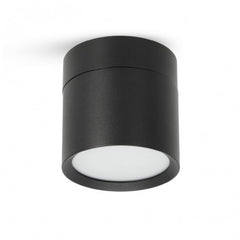 musta LED-spottivalaisin GX53, suunniteltu galleriavalaistukseen ja kohdevalaistukseen
