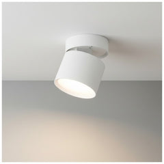valkoinen LED-kohdevalaisin GX53 suunniteltu galleriavalaistukseen ja kohdevalaistukseen