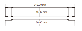 150W 24V LED-muuntaja, TRIAC/Push-Dim himmennettävä, tekniset tiedot