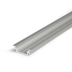 URA14 LED-profiili 2m, alumiininen LED-lista, max 14mm leveälle LED-nauhalle, 2000mm pituus.