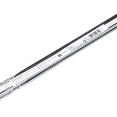 URA14.V2 LED-profiilisetti musta, 2m, muotoiltu musta profiili pakkauksessaan.