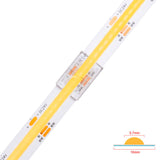 COB 10mm pisteettömän CCT LED-nauhan jatkoliitin liittää kaksi nauhaa saumattomasti.