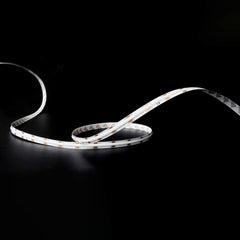 CCT säädettävä LED-valonauha 18W/m 24V, joustava ja valaiseva, 5 metrin pituinen.