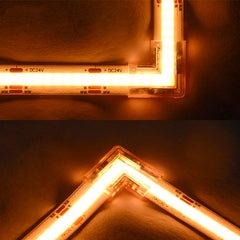 10mm CCT LED-nauhan kulmaliitin 90 asteen kulmassa, LED-nauha, lämpötilasäätö