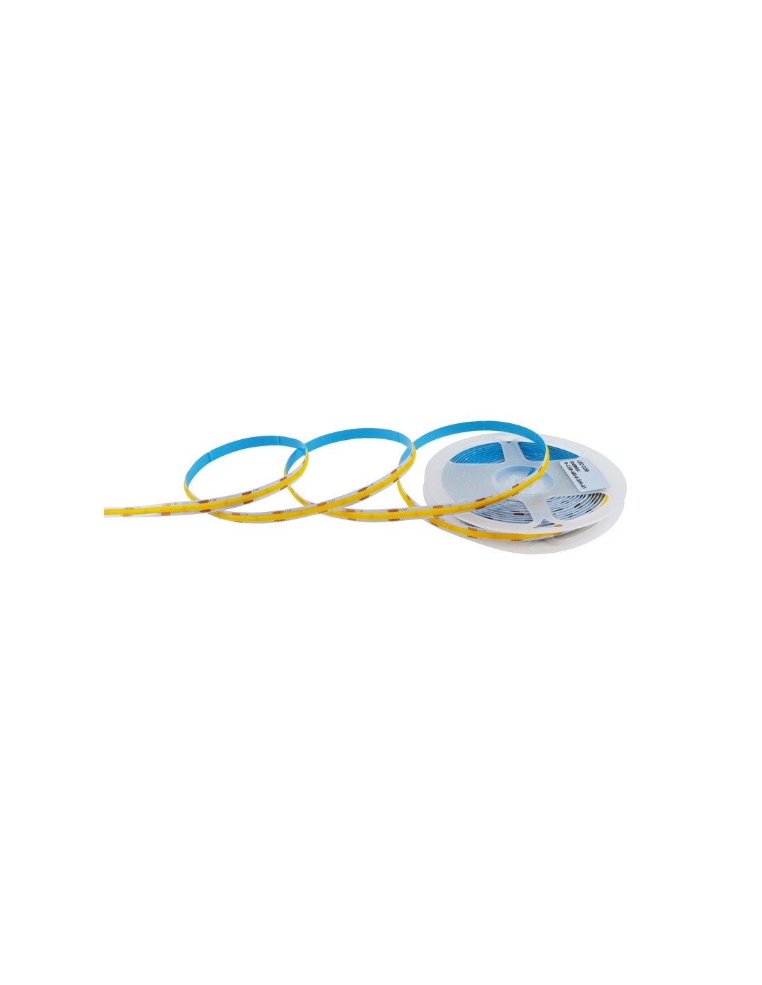 COB LED-valonauha 11,8W 12V kela, 5m, IP20, laadukas valaistus ratkaisu, tasainen valo ilman pisteitä.