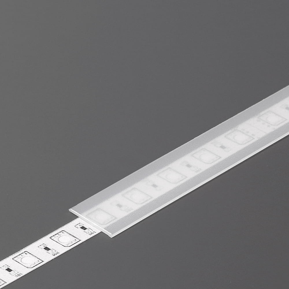 liu'utettava A1 diffuusori LED-profiilille muovinauha, läpinäkyvä kansi LED-valolle.