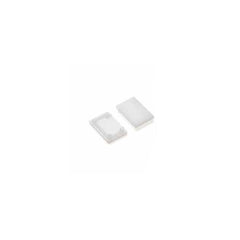 Diffuusori E7 LED-profiili, kaksi opaaliväristä päätypalaa, sopivia useille profiileille.