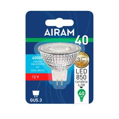 AIRAM GU5.3 LED-lamppu, mitat