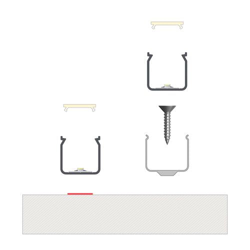 TEKKNI HELSE LED-profiilin rakenne