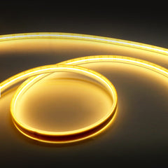 CCT 2700-6500K COB LED-valonauha, 15W/m, keltainen valo, kosteudenkestävä, 3m kela