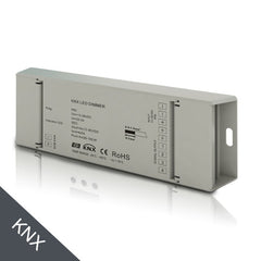 KNX himmennin yksivärisille LED-valoille, 4 kanavaa, 5A, vakiojännite, LED-ohjain