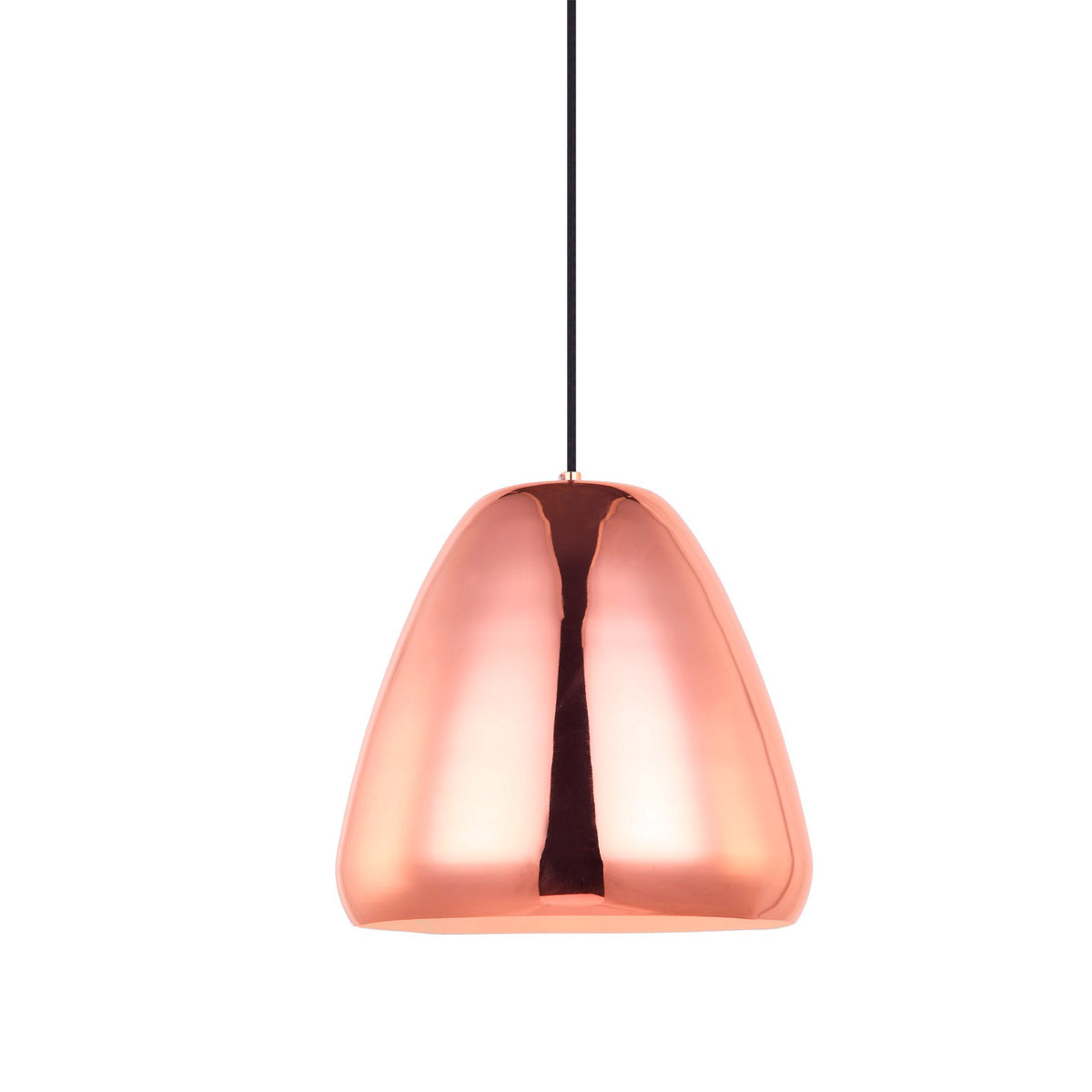 Kuparivalaisin Belle kaunis riippuvalaisin upealla muotoilulla, halkaisija noin 32cm, korkeus noin 32cm.