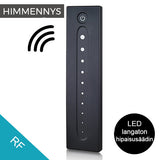 Langaton RF kaukosäädin LED himmennin, tyylikäs hipaisusäädin LED-nauhoille.