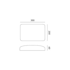 led-talonumerovalaisin-7W-4000K-IP65-mitat