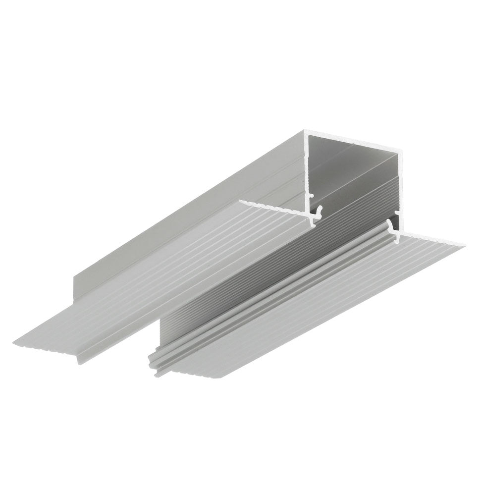 LINJA-UPPO20 trimmeless LED-profiili 2m alumiinilista ilman kehystä, valaisinprofiili