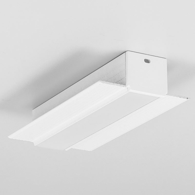 LINJA-UPPO20 TRIMLESS LED-profiili 2m alumiinilista, upotettava valaisinvalmis katto- tai seinäasennukseen.