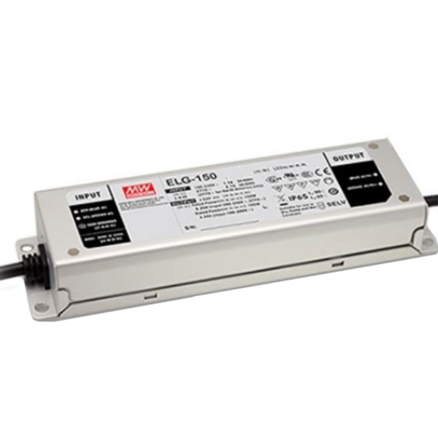 Mean Well ELG-150-24B 24V LED-virtalähde 150W IP67, luotettava ja tehokas virransyöttö LED-valaisimille.