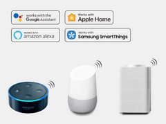 MiBoxer SM5 LED-ohjain RGBW ja CCT nauhoille yhteensopiva Google Assistantin, Apple Homen, Amazon Alexan ja Samsung SmartThingsin kanssa.